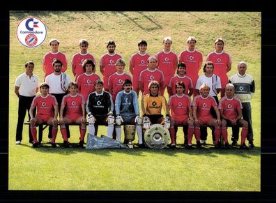 Original Mannschaftskarte Bayern München 1986-87