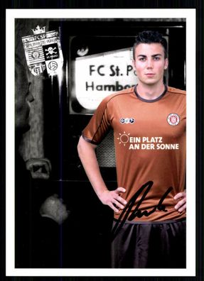Dennis Daube Autogrammkarte FC St Pauli 2010-11 Original Signiert + A 222684