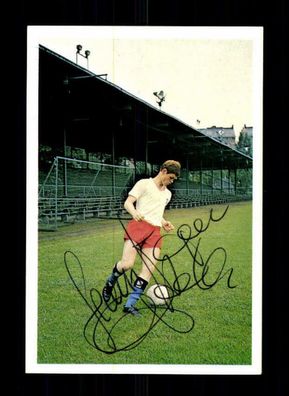 Hans Jürgen Hellfritz Hamburger SV Bergmann Automaten Sammelbild 1969 Orig. Sig.