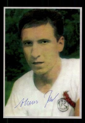 Hans Alfred Roth Autogrammkarte 1 FC Köln Spieler 60er Jahre Original Signiert