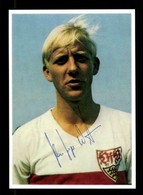 Hans Jürgen Wifffoht Autogrammkarte VfB Stuttgart Spieler 60er Jahre Orig. Sign.