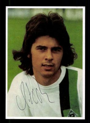 Siegfried Zoppke Autogrammkarte Borussia Mönchengladbach Spieler 70er Jahre Orig