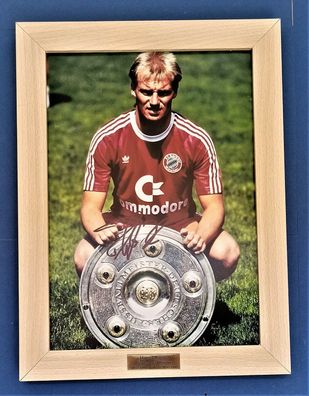 Hans Pflügler Bayern München Deutscher Meister Original Signiert