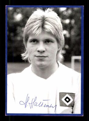 Holger Haltenhof Autogrammkarte Hamburger SV Spieler 70er Jahre Original Sign.