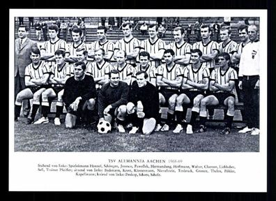 Alemania Aachen Mannschaftskarte 1968-69 TOP