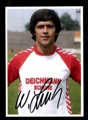 Werner Lorant Autogrammkarte Kickers Offenbach Spieler 70er Jahre Original Sign.