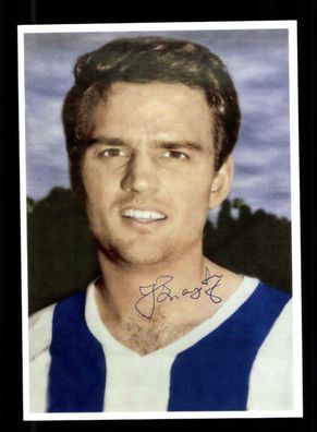 Michael Krampitz Autogrammkarte Hertha BSC Berlin Spieler 60er Jahre Orig Sig