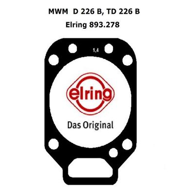 Dichtung, Zylinderkopf (ELRING) Deutz/ MWM D226B