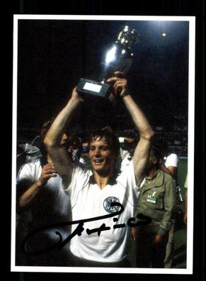 Karl Heinz Förster Autogrammkarte DFB Europameister 1980 Original Signiert