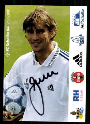 Holger Gehrke Autogrammkarte FC Schalke 04 2000-01 Original Signiert A 62530