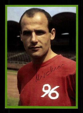 Klaus Plischke Autogrammkarte Hannover 96 Spieler 60 Jahre Orig. Signiert