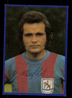 Rudi Neufeld Autogrammkarte Wuppertaler SV Spieler 70er Jahre Original Sign.