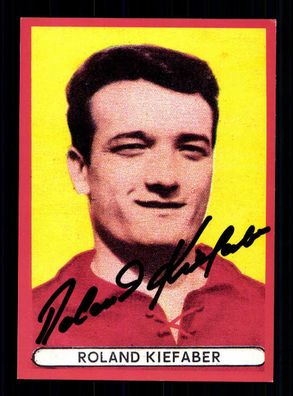 Roland Kiefaber Autogrammkarte 1 FC Kaiserslautern Spieler 60er Jahre Original