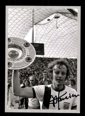 Johnny Hansen Autogrammkarte Bayern München Deutscher Meister Original Signiert
