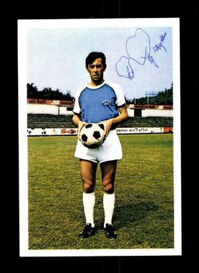 Wolfgang Gayer Hertha BSC Berlin Bergmann Automaten Sammelbild 1969 Original Sig