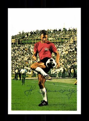 Hans Siemensmeyer Hannover 96 Bergmann Automaten Sammelbild 1969 Original Sign.