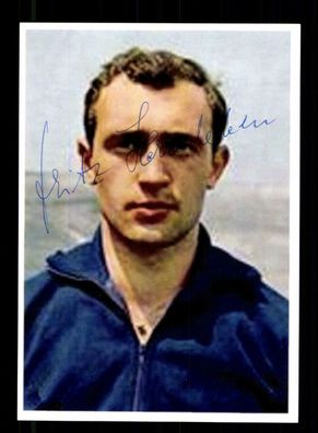 Fritz Hernleben Autogrammkarte TSV 1860 München Spieler 60er Jahre Original Sign