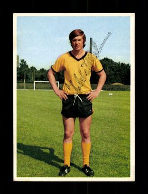 Jürgen Wilhelm Borussia Dortmund Bergmann Sammelbild 1972 Original Signiert