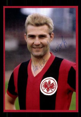 Karl Heinz Wirth Autogrammkarte Eintracht Frankfurt Spieler 60er Jahre Original