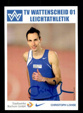 Christoph Lohse Autogrammkarte Original Signiert Leichtathletik + A 221426