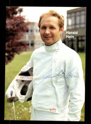 Harald Hein Autogrammkarte Original Signiert Fechten + A 221589