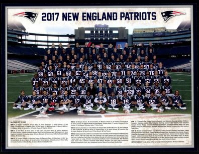 Original Mannschaftskarte New England Patriots 2007 American Football + G 35613