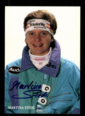 Martina Stede Autogrammkarte Original Signiert Biathlon + A 221603