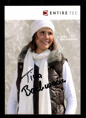 Tina Bachmann Autogrammkarte Original Signiert Biathlon + A 221609