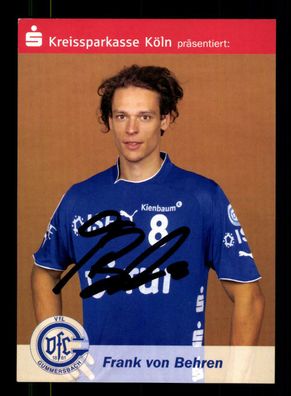 Frank von Behren VFL Gummersbach 2005-06 Original Signiert + A 221762