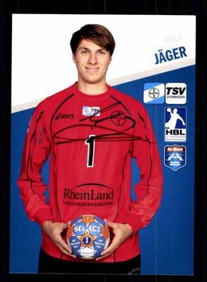 Max Jäger Autogrammkarte TSV Dormagen Original Signiert Handball + A 221200