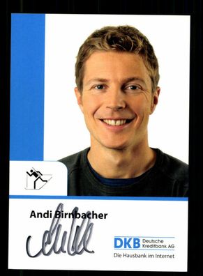 Andi Birnbacher Autogrammkarte Original Signiert Biathlon + A 221612