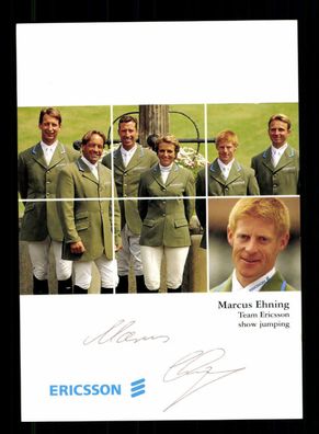 Marcus Ehning Autogrammkarte Original Signiert Reiten + A 221686