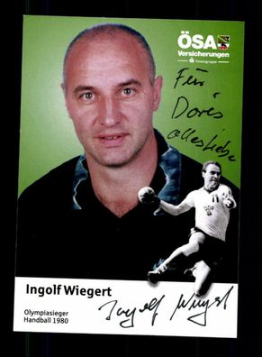 Ingolf Wiegert Olympiahandballsieger 1980 Original Signiert + A 221796