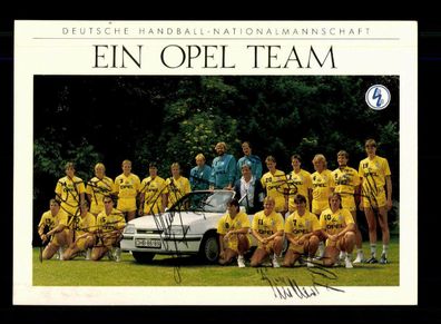 Mannschaftskarte Deutscher Nationalmannschaft 13x Original Signiert + A 221844