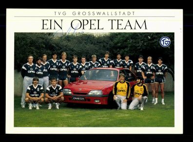Original Mannschaftskarte TV Grosswallstadt 2x Original Signiert + A 221847