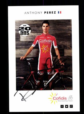 Anthony Perez Autogrammkarte Original Signiert Radsport + A 222775