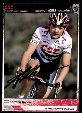 Karsten Kroon Autogrammkarte Original Signiert Radsport + A 221199