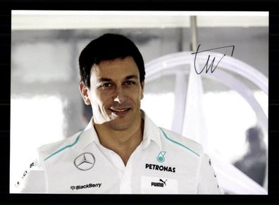 Toto Wolff Formel 1 Motorsportchef bei Mercedes Original Signiert + G 35206