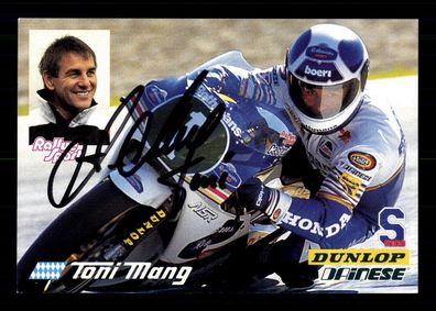 Toni Mang Autogrammkarte Original Signiert Motorsport + G 35234