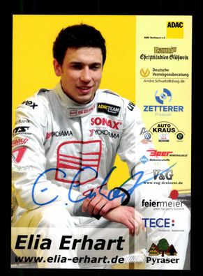 Elia Erhart Autogrammkarte Original Signiert Motorsport + 221354