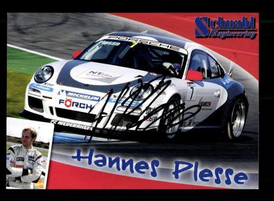 Hannes Plesse Autogrammkarte Original Signiert Motorsport + 221356