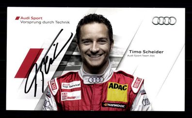 Timo Schneider Autogrammkarte Original Signiert Motorsport + G 35247