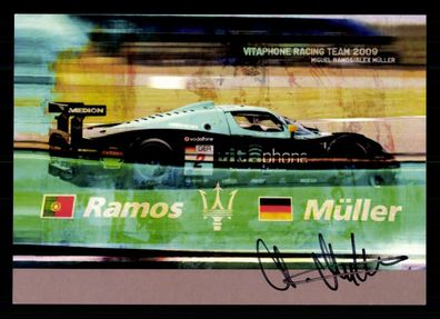Ramos Müller Autogrammkarte Original Signiert Motorsport + G 35224