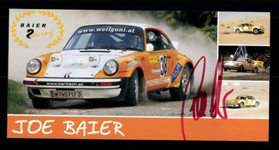 Joe Baier Autogrammkarte Original Signiert Motorsport + G 35242
