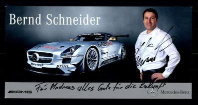 Bernd Schneider Autogrammkarte Original Signiert Motorsport + G 35244