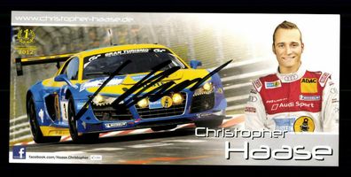 Christopher Haase Autogrammkarte Original Signiert Motorsport + G 35249