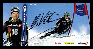 Urs Kälin Autogrammkarte Original Signiert Skialpine + A 221562