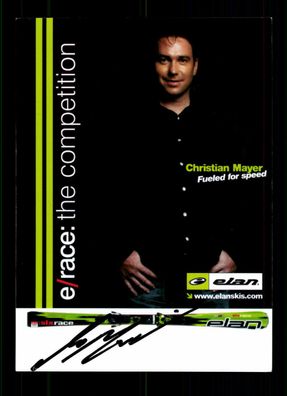 Christian Mayer Autogrammkarte Original Signiert Skialpin + G 35141