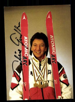 Sabine Ginther Autogrammkarte Original Signiert Ski Alpine # A 222707