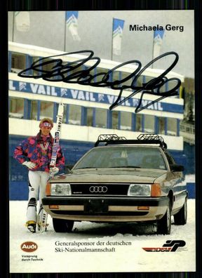 Michaela Gerg Autogrammkarte Original Signiert Ski Alpine + 57320 + A 66281